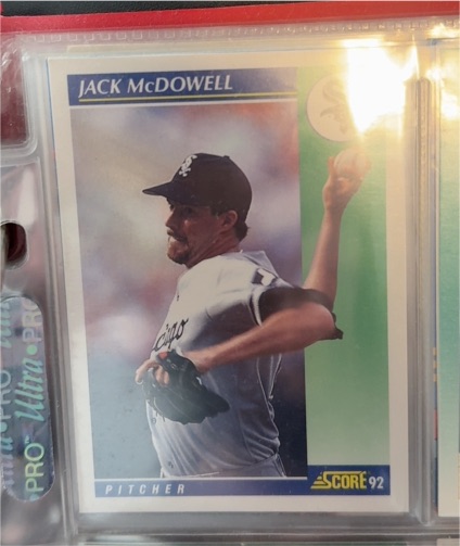 1992 Score #62 Jack McDowell — front