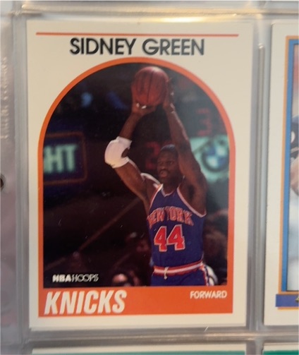 1989-90 NBA Hoops #97 Sidney Green — front