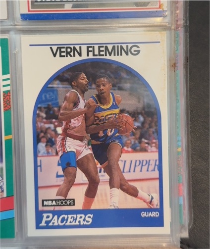 1989-90 NBA Hoops #231 Vern Fleming — front