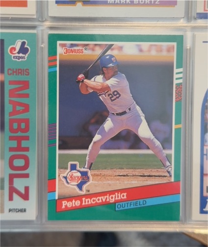 1991 Donruss #464 Pete Incaviglia — front