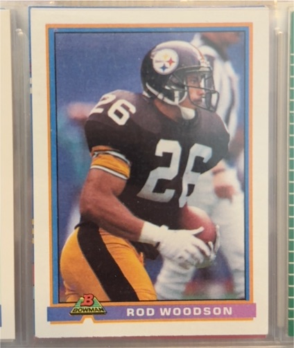 1989 Bowman #26 Rod Woodson — front