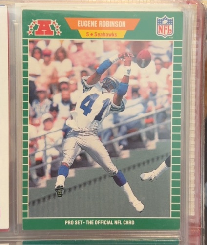 1989 Pro Set #401 Eugene Robinson — front