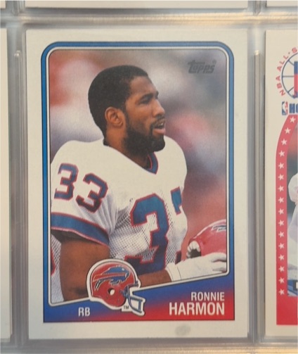 1988 Topps #222 Ronnie Harmon Buffalo Bills — front