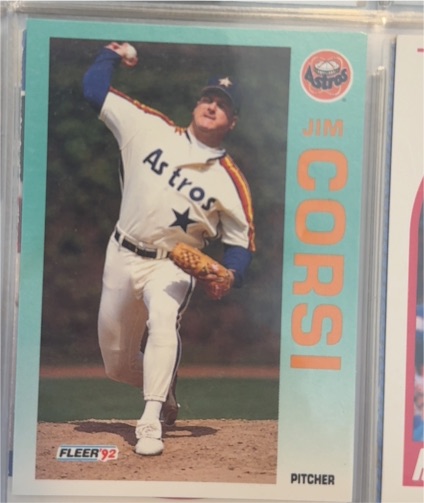 1992 Fleer #431 Jim Corsi — front