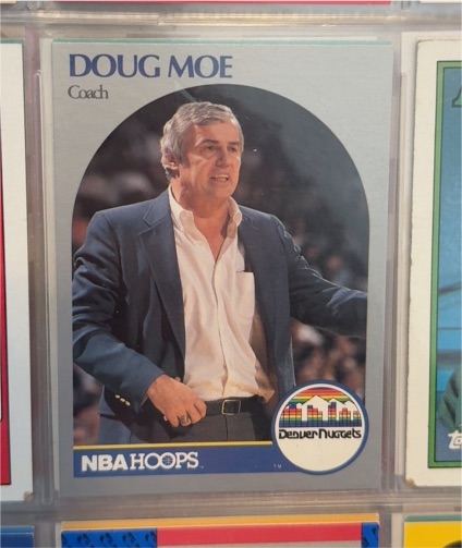 1990 Hoops #311 Doug Moe — front