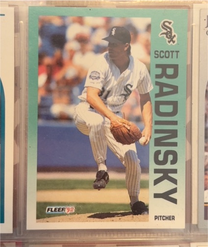 1992 Fleer #96 Scott Radinsky — front