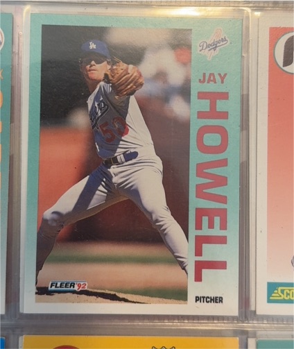 1992 Fleer #460 Jay Howell — front