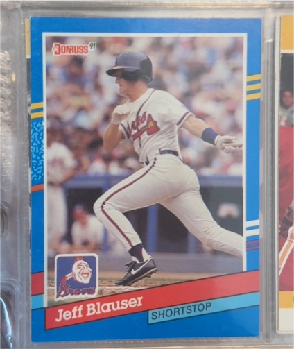 1991 Donruss #229 Jeff Blauser — front
