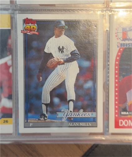 1991 Topps #651 Alan Mills — front