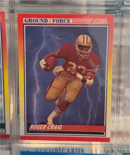 1990 Score #329 Roger Craig Ground Force — front