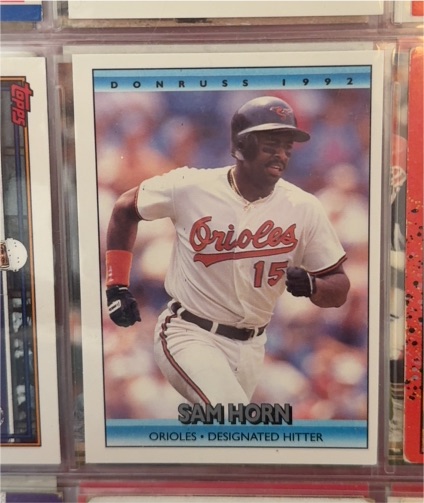 1992 Donruss #278 Sam Horn — front