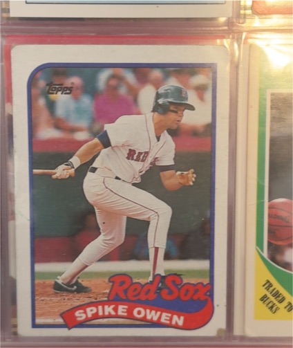 1989 Topps #123 Spike Owen — front