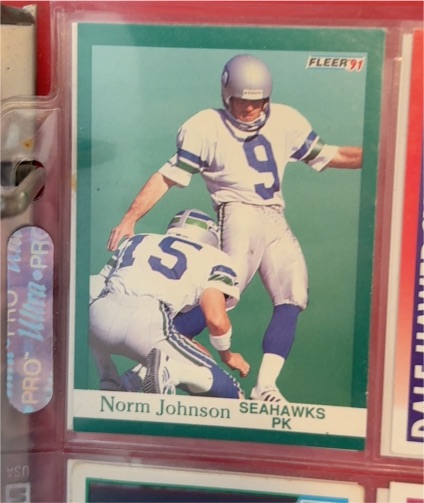 1991 Fleer #188 Norm Johnson — front