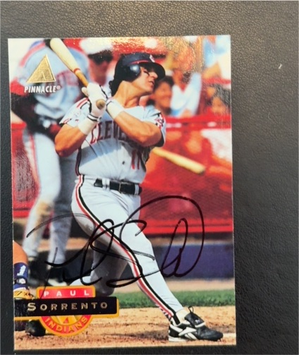 1994 Pinnacle #308 Paul Sorrento — front