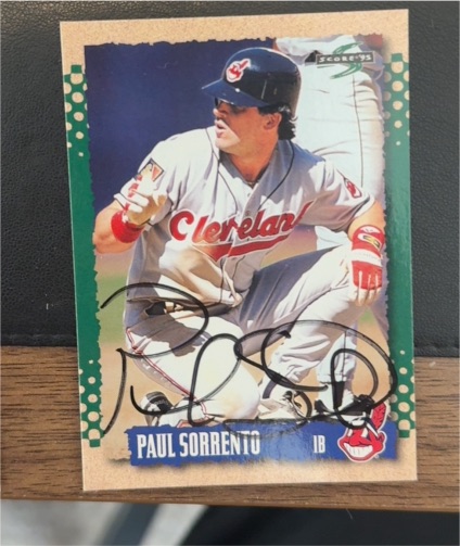 1995 Score #396 Paul Sorrento — front
