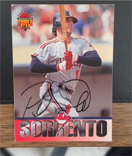 1994 Donruss Triple Play #119 Paul Sorrento — front
