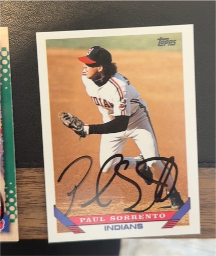 1993 Topps #264 Paul Sorrento — front
