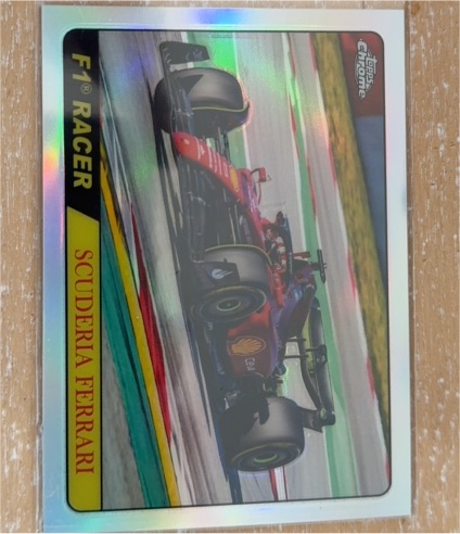 2022 Topps Chrome F1 Racer F1-75 #T68-CS Carlos Sainz — front