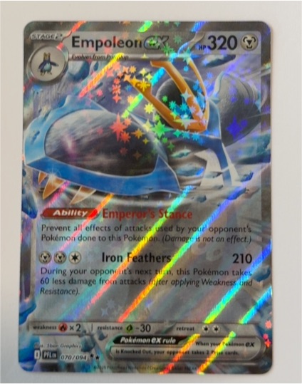2015 Pokemon Phantasmal Flames #070 Empoleon GX — front