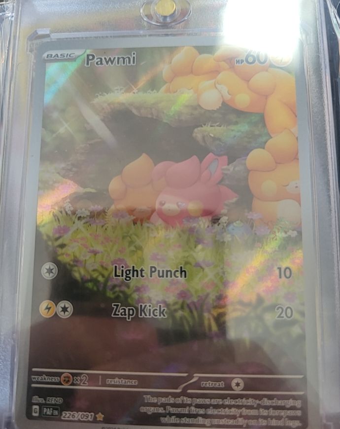 2024 Pokémon Paldean Fates #226 Pawmi — front