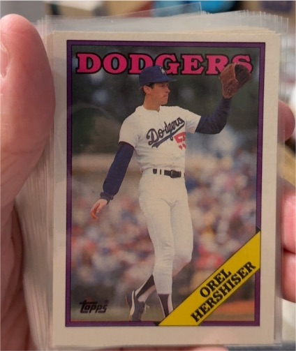 1988 Topps #40 Orel Hershiser — front