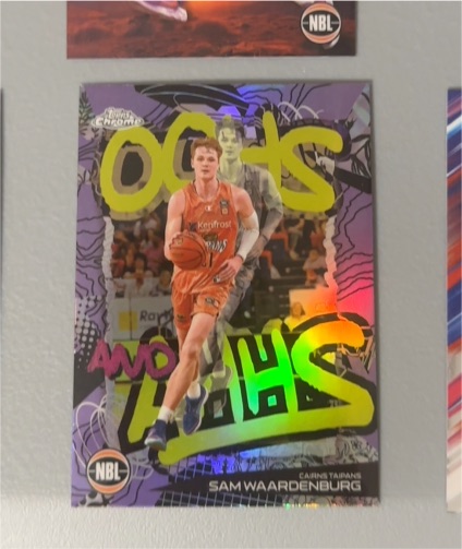 2024-25 Topps Chrome NBL Oohs and Ahhs #OA-21 Sam Waardenburg — front