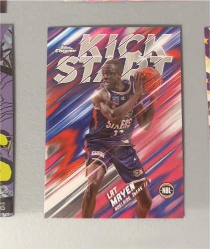 2024-25 Topps Chrome NBL Kick Start #KS13 Lat Mayen — front