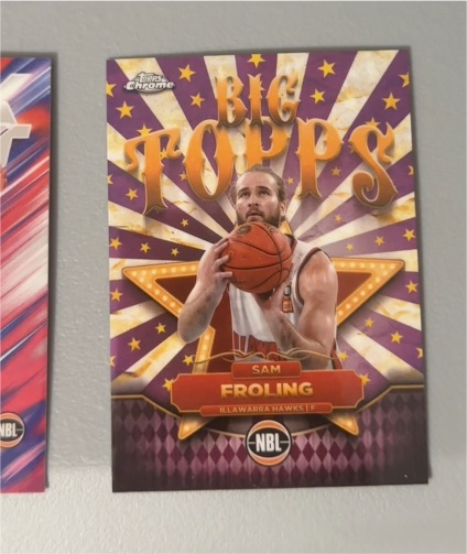 2024-25 Topps Chrome NBL Big Topps #BT-4 Sam Froling — front