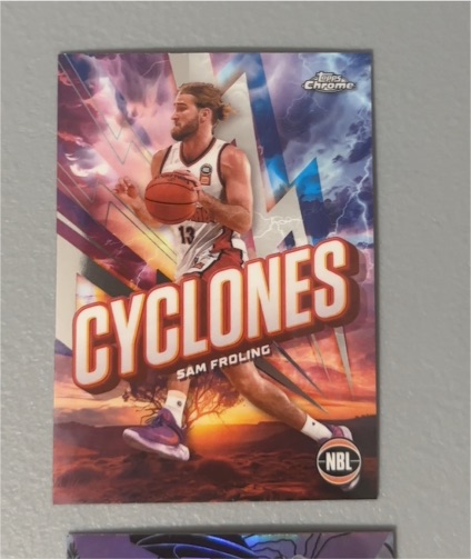 2024-25 Topps Chrome NBL Cyclones #C13 Sam Froling — front