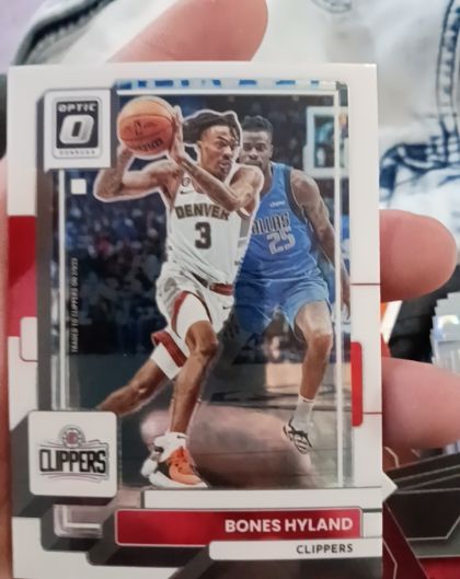 2022-23 Donruss Optic #21 Bones Hyland Los Angeles Clippers — front