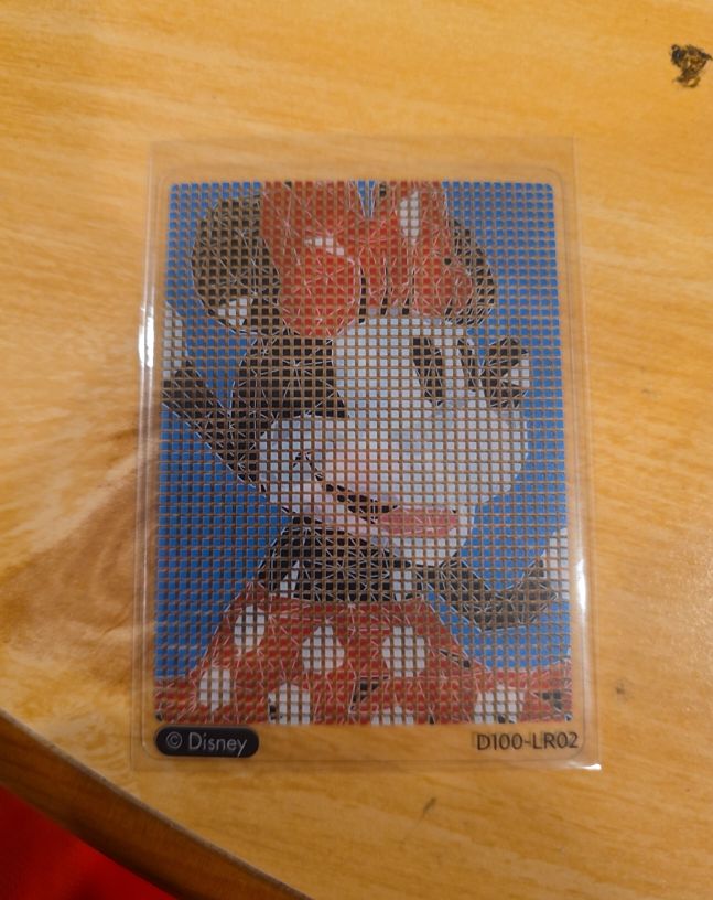 2023 Card Fun Disney 100 Double-Sided Lattice Minnie Mouse #D100-LR02 — front