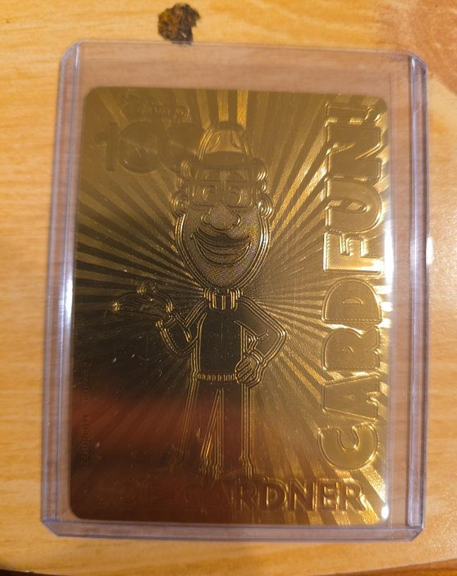 2023 Card Fun Disney 100 Years of Wonder #D100-GP72 Joe Gardner Gold — front