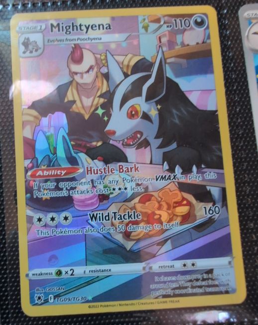 2022 Pokémon TG09/TG30 Mightyena — front