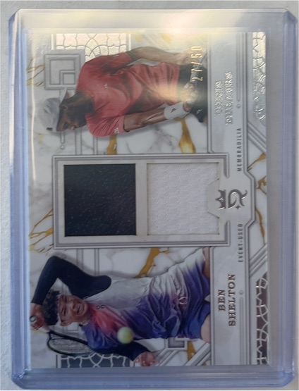 2024 Topps Royalty Tennis Ben Shelton Rookie Relic /75 — front