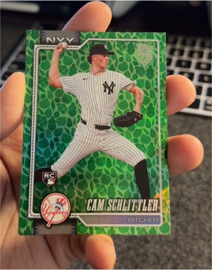 2026 Topps Series 1 #111 Cam Schlittler — front