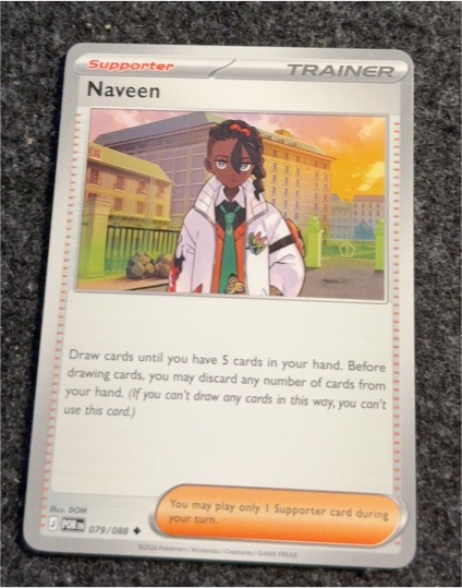 2026 Pokémon Perfect Order #079 Naveen — front
