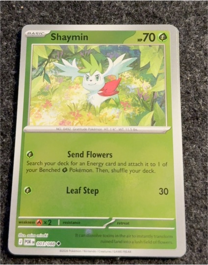 2024 Pokémon Perfect Order #003 Shaymin — front