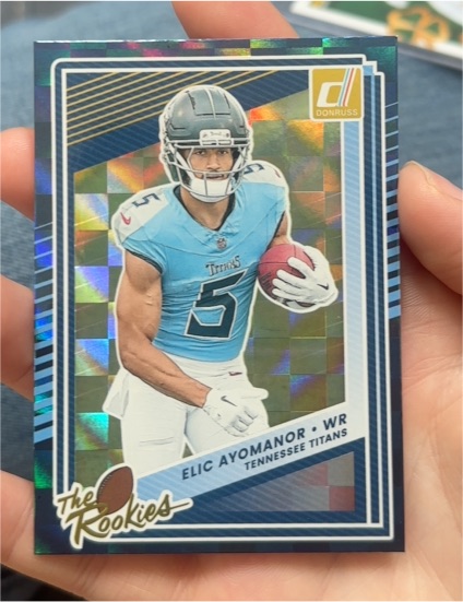 2025 Donruss The Rookies #37 Elic Ayomanor — front