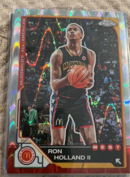 2025 Topps Chrome McDonald's All-American #88 Ron Holland II — front