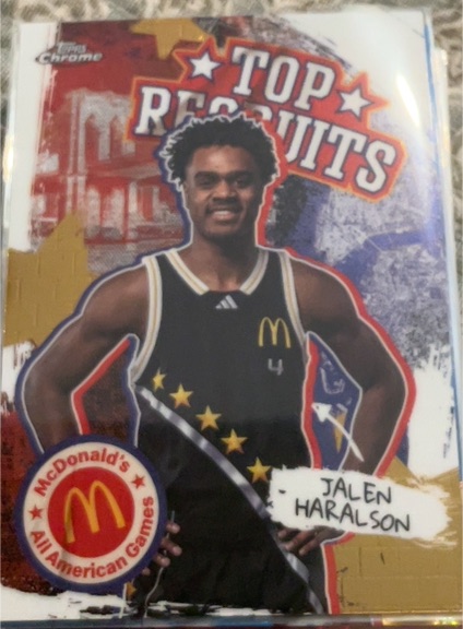 2025 Topps Chrome McDonald's All American Top Recruits #TP-4 Jalen Haralson — front