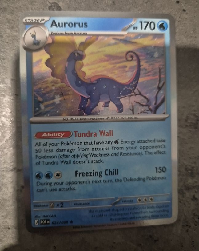 Aurorus 024/088 - Pokémon TCG: Perfect Order — front