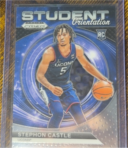 2024 Panini Prizm Draft Picks Student Orientation #13 Stephon Castle — front