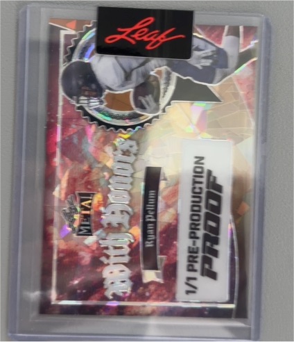 2024 Leaf Metal Ryan Pellum With Honors Pre-Production Proof 1/1 — front