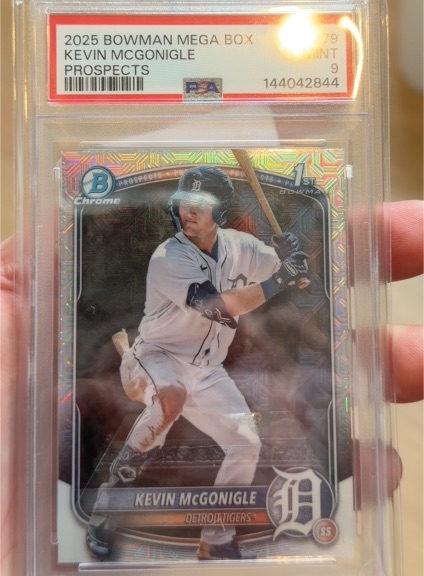 2025 Bowman Mega Box #79 Kevin McGonigle — front