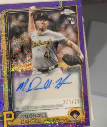 2025 Topps Chrome Update #AC-MD Michael Darrell-Hicks — front
