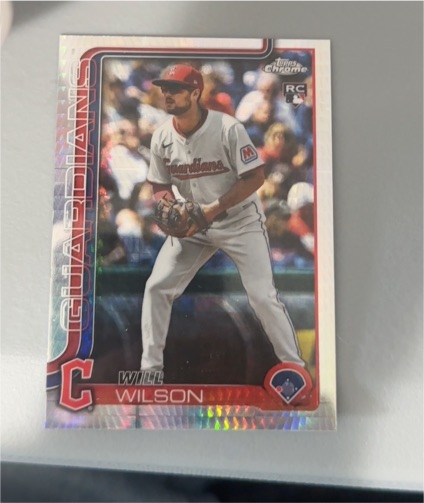 2025 Topps Chrome Update #USC187 Will Wilson — front