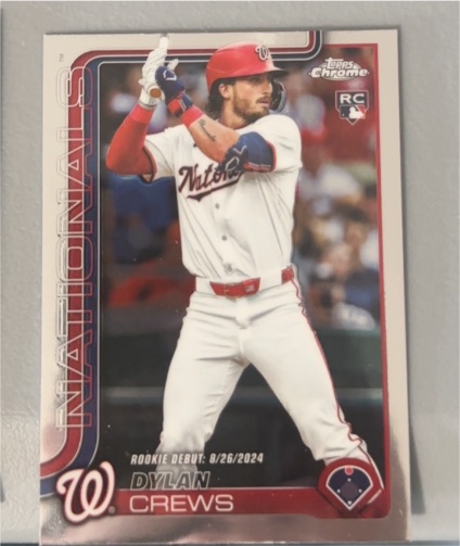2025 Topps Chrome Update Series #USC190 Dylan Crews — front