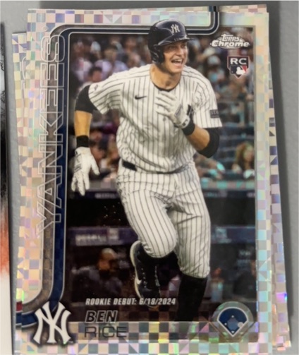 2025 Topps Chrome Update #USC138 Ben Rice — front