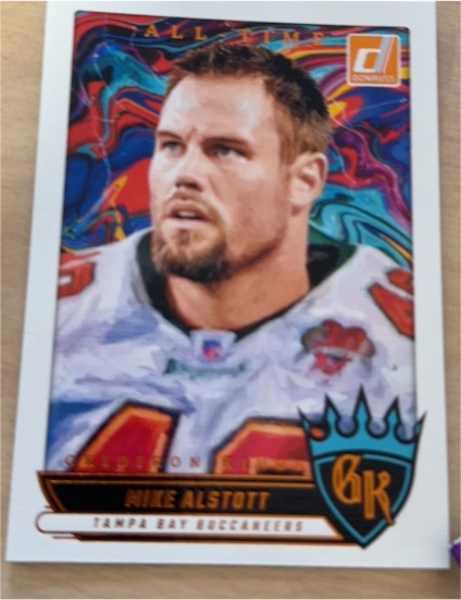 2025 Donruss #ATGK-MAT Mike Alstott All-Time Gridiron Kings — front
