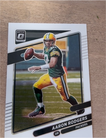 2021 Panini Donruss Optic #90 Aaron Rodgers — front